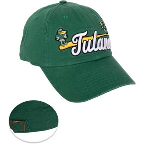 Desert Cactus Tulane University Baseball Hat Green Wave Brimmed Embroirderd Hats Cap Adjustable Cloth Strap Adult (Style E)