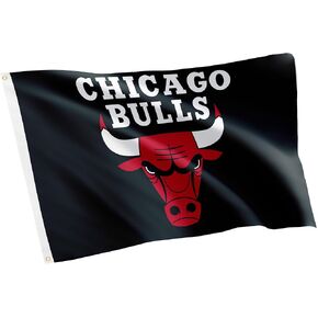 Desert Cactus Chicago Bulls Flag Team NBA National Basketball Association 100% Polyester Indoor Outdoor 3x5 feet Flags (Style J)