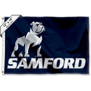 College Flags & Banners Co. Samford Bulldogs Boat and Golf Cart Flag