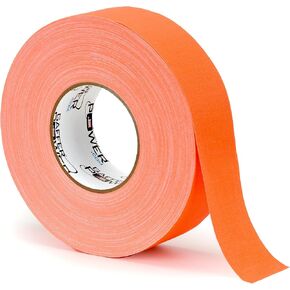 Gaffer Power Sports Grip Tape | Pickleball Line Marking | Wrestling Mat Tape | Floor Tape | Lacrosse High Visibility Fluorescent Orange | USA Made Quality | 2 Inch x 75 Yds in Kuwait