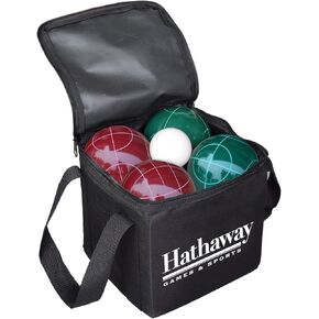 Hathaway Bocce Ball Set, Green,Red