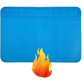 WWZMDiB Heat Resistant 932°F Silicone Soldering Work Mat（S-130【11.8 x 7.9" / 30 x 20cm】）