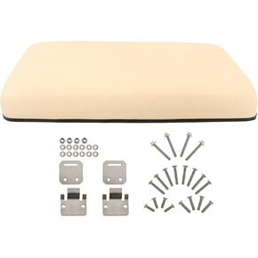 Beige Front Seat Bottom Cushion Replacement for Club Car DS 2000.5 -Up Golf Cart