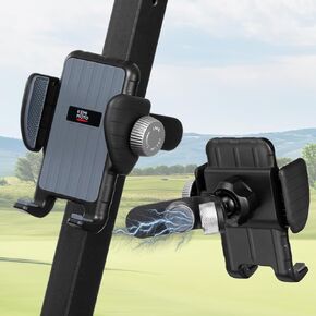 KEMIMOTO Magnetic Golf Cart Phone Holder Compatible with EZGO, Club Car, 360-Degree Rotatable Phone Bracket Suitable for iPhone, Pixel, Galaxy