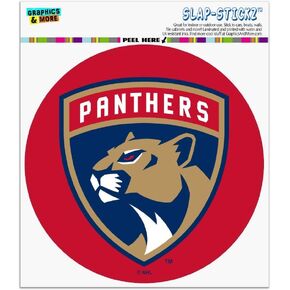 NHL Florida Panthers Logo Automotive Car Window Locker Circle Bumper Sticker