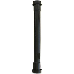 LASCO 03-4363 Black Plastic Tubular 1-1/4-Inch by 16-Inch Double Slip Joint Extension with Nut and Washer