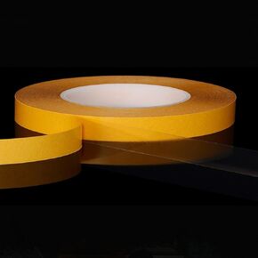 Ultra-Thin Clear Double Sided Tape Heavy Duty 2-Inch x 50 Feet Two Sides Strong Stick Mounting Adhesive Tape for Arts & Crafts, Fix Carpet, Women Clothes, Woodworking, Anti Cat Scratch, Sewing Project