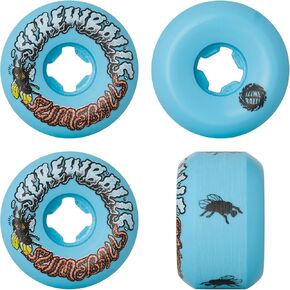 Slime Balls Skateboard Wheels 56mm Screw Balls Speed Balls 99A Blue