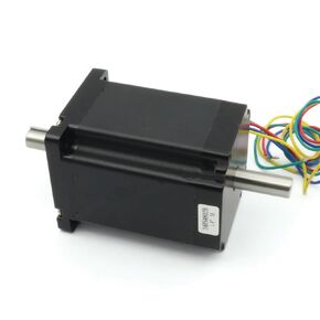 CNCTOPBAOS Nema34 Stepper Motor 5A 116mm Length,8.5Nm 1230oz-in 1.8° CNC Router 86 Motor 850Ncm,with Key-Way 14mm Dual Shaft for Milling Lathe Engraving Machine 34HS4802B
