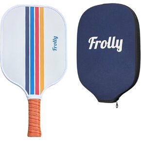 Pickleball Paddle - Fiberglass Honeycomb Core - Single Pickle Ball Racket - USAPA Standards - Indoor Outdoor Pickleball Paddle for Adults - Includes Paddle Cover in Saudi Arabia