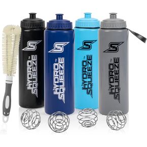 32oz Quick Squeeze BPA-Free Sports Water Bottles - 4 Pack