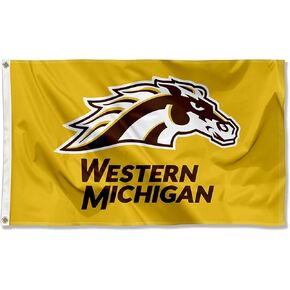 Western Michigan University Broncos New Logo Banner Flag