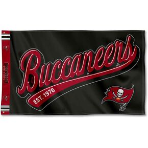 WinCraft Tampa Bay Buccaneers Script Logo Premium Flag