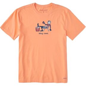Life is Good Men's Old Fashioned Cocktail Short Sleeve Crusher-LITE Tee