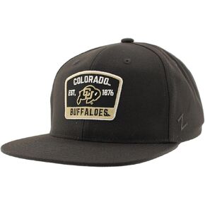 ZHATS Standard NCAA Officially Licensed Hat Flat Snapback Z11 Switchback Charcoal, Grey, One Size