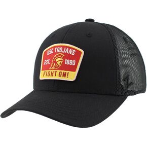 ZHATS Standard NCAA Officially Licensed Snapback Hat Big Rig Patch Black Switchback, One Size
