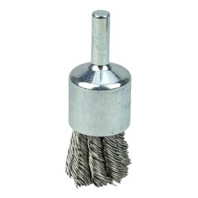 Weiler 10030 3/4" Knot Wire End Brush, .020" Stainless Steel Fill, Made in The USA (Pack of 10)