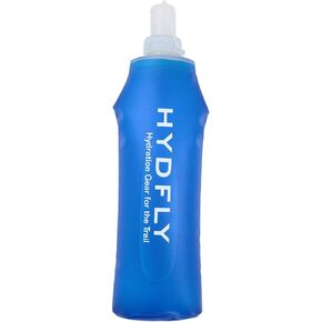 Collapsible Water Bottle, BPA-Free Collapsible Soft Flask Foldable Water Bottle for Running Hiking Cycling Climbing Travel (500ML)