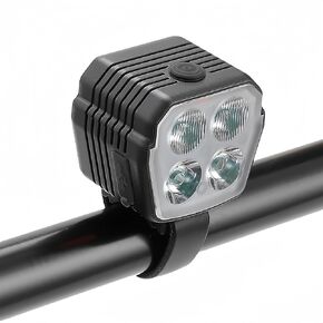 Bicycle Light, only 41g Light, Built-in 350 mAh Rechargeable Large Battery, high and Low Alternating Lights, IPX5 Waterproof, 7 Modes, Suitable for Commuter Cyclists Night Cycling Front Light