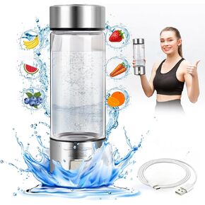 Hydrogen Water Bottle, 2024 Hydrogen Water Bottle Generator, Enhance Your Water in just 3 Minutes with SPE PEM Technology. Ideal for Exercise, Office, Travel, Health, Daily Use, Gift in Saudi Arabia