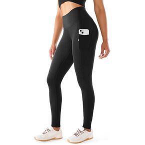 Workout Leggings for Women with Pockets, High-Waisted Compression Gym Leggings, Non-See-Through Yoga Pants