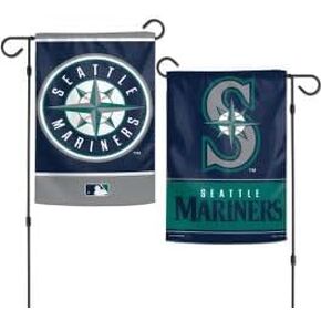 Wincraft MLB Seattle Mariners 12x18 Garden Style 2 Sided Flag, One Size, Team Color