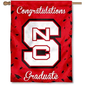 College Flags & Banners Co. North Carolina State Wolfpack Graduation Gift Banner Flag