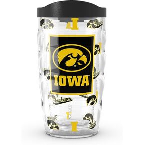 Tervis Iowa Hawkeyes - Overtime Made in USA Double Walled Insulated Tumbler Travel Cup Keeps Drinks Cold & Hot, 10oz, Classic