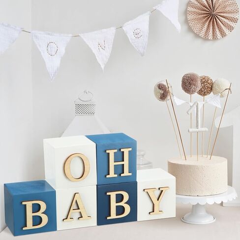 8 Pcs Custom Wooden Name Sign 8 Letter Baby Blocks and 78 Wooden Letter Nursery Name Wooden Cubes Baby Wooden Blocks for Nursery Montessori Baby Shower Name Alphabet Wood Signs in Kuwait