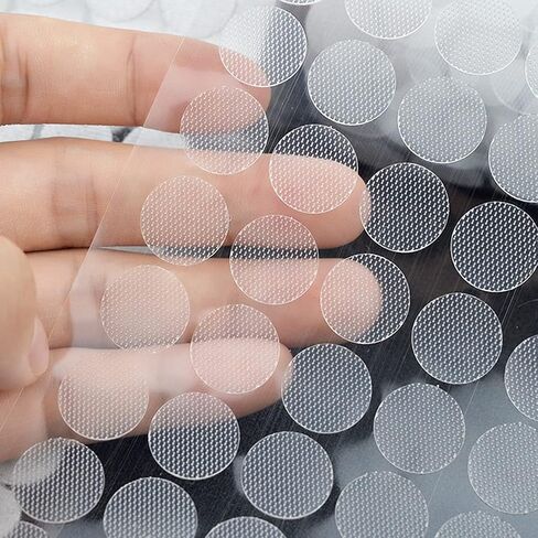 1200 Pcs (600 Pairs) Dots with Adhesive 0.59 Inch Diameter Hook and Loop Fastener Self Adhesive Dots for School Classroom Teacher Supplies (White) in Saudi Arabia