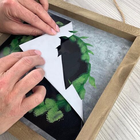 لوحة معدنية مجلفنة بإطار خشبي من ArtSkills، علامة معدنية فارغة للعلامات الشخصية، ديكورات المطبخ، DIY، ديكور منزلي ريفي، ديكور حائط عتيق، 10 بوصة × 10 بوصة، 3 عبوات in Kuwait