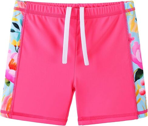 Girls Two Piece Swimsuit Floral UPF 50+ Rash Guard Set Kids Beach Swimwear in Saudi Arabia