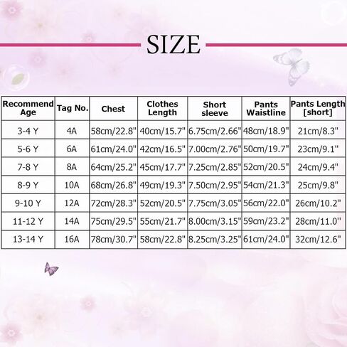 Girls Two Piece Swimsuit Floral UPF 50+ Rash Guard Set Kids Beach Swimwear in Kuwait