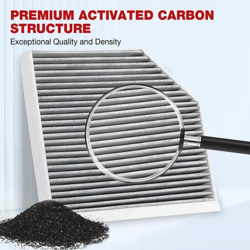 VEPAGOO CP182 CF11182 Cabin Air Filter includes Activated Carbon for Honda, Civic, Clarity, CR-V, CR-Z, Fit, HR-V, Insight, Odyssey, Acura, Integra, MDX, RDX, TLX Air Conditioner Filter in Saudi Arabia