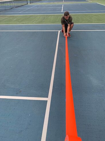 Gaffer Power Sports Grip Tape | Pickleball Line Marking | Wrestling Mat Tape | Floor Tape | Lacrosse High Visibility Fluorescent Orange | USA Made Quality | 2 Inch x 75 Yds in Kuwait