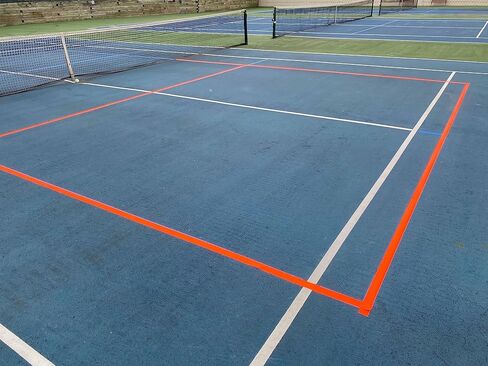 Gaffer Power Sports Grip Tape | Pickleball Line Marking | Wrestling Mat Tape | Floor Tape | Lacrosse High Visibility Fluorescent Orange | USA Made Quality | 2 Inch x 75 Yds in Kuwait