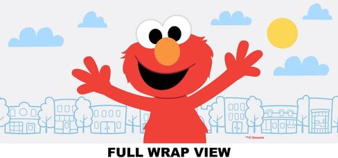 زجاجة مياه بلاستيكية من LOGOVISION Sesame Street Kids Tritan مع غطاء ومقبض من القش، كوب قابل لإعادة الاستخدام للأطفال الصغار، للجنسين للفتيات والفتيان، 12oz، Big Elmo in Saudi Arabia