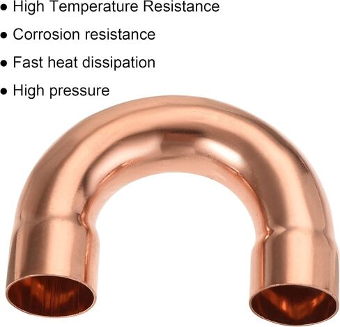 وصلة كوع ملحومة من MECCANIXITY بزاوية 180 درجة من النحاس، معرف 3/4 بوصة لتبريد HVAC in Saudi Arabia