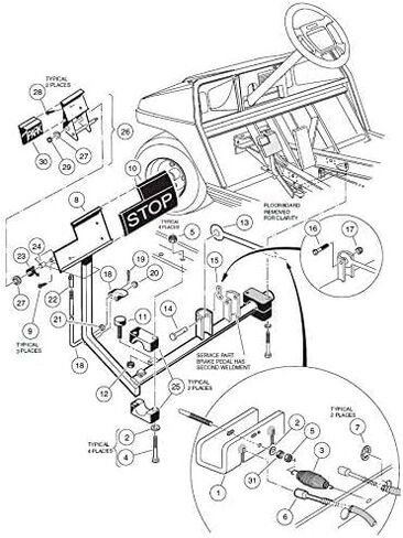 محرك متابعة عربة الغولف هيل فرامل عودة الربيع لسيارة النادي 1981 إلى الوقت الحاضر DS Carts، 1010933 in Saudi Arabia