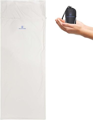 Sleeping Bag Liner for Warm Weather Seasons with Carry Bag - Protable,Lightweight and Skin-Friendly Sleeping Bag for Camping,Hiking and Backpacking. in Saudi Arabia