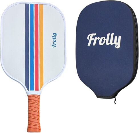 Pickleball Paddle - Fiberglass Honeycomb Core - Single Pickle Ball Racket - USAPA Standards - Indoor Outdoor Pickleball Paddle for Adults - Includes Paddle Cover in Saudi Arabia