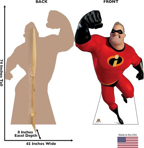 Cardboard People Jack Jack Life Size Cardboard Cutout Standup - Disney's Incredibles 2 in Saudi Arabia