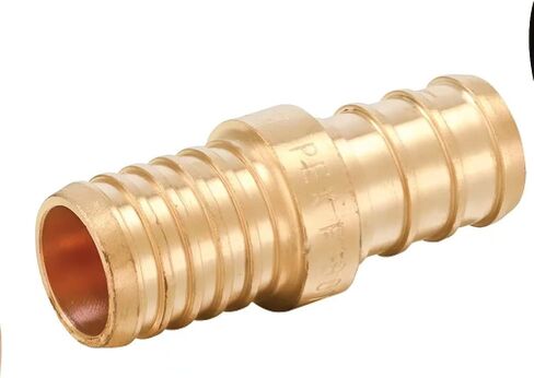 (عبوة من 5) EFIELD 1/2" Pex X 1/2" وصلات تجعيد نحاسية من البولي بوتيلين مع 10 حلقات لتوصيل أنابيب Pex وPB in Saudi Arabia