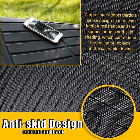 Sze Cargo Liner لكيا كرنفال 2022-2023 جميع الأحوال الجوية البضائع حصيرة TPE جذع حصيرة لكيا كرنفال اكسسوارات للماء مقاومة للبقع الجذع بطانة in Saudi Arabia