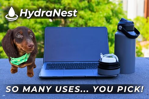 Water Bottle with Storage Compartment - Diversion Safe Water Bottle & Snack Container - Dog Water Bottle - HydraNest Insulated 28 Oz Water Bottle with 6 Oz Secret Compartment in Kuwait