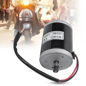 Headerbs My6812B-12 Motor, 12V Underwater Brush Motor, MY6812 12V 120W High Speed Small Brush Motor with Belt Pulley Electric Scooter E Bike Accessory