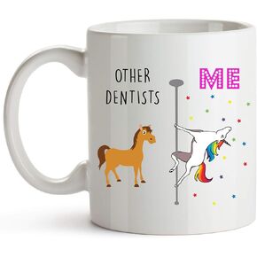 YouNique Designs Unicorn Mug Dentist Gift For Dentist Mug 11 Oz Dental Gifts For Women Dental Mug Dentist Coffee Mugs Dentist Coffee Mug