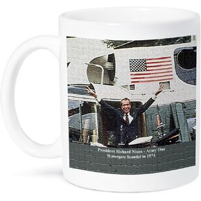 3dRose President Richard Nixon Mug, 15 oz, Ceramic