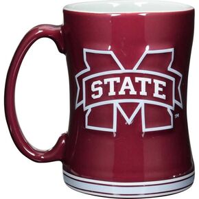 كوب قهوة من Boelter Brands NCAA Mississippi State Bulldogs 226678، لون الفريق، 14 أونصة