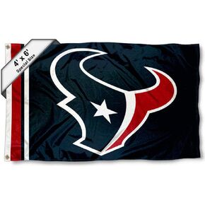 WinCraft Houston Texans 4 ft x 6 ft Foot Flag